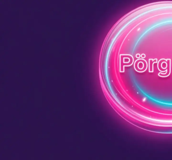 Sötét, neon-hatású pörgetés gomb illusztráció